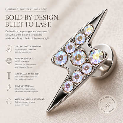 Close up_of_aurora_zirconia_lightning_piercing_jewelry_in_implant_grade_titanium